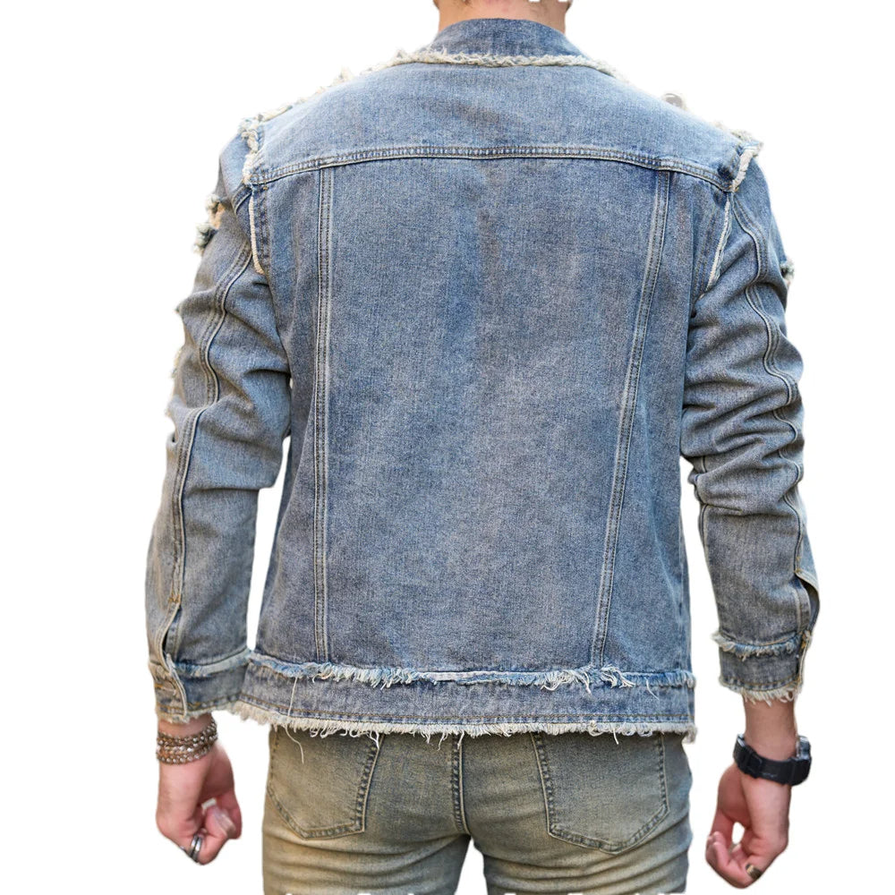 Vanguard Shredded Edge Denim Jacket