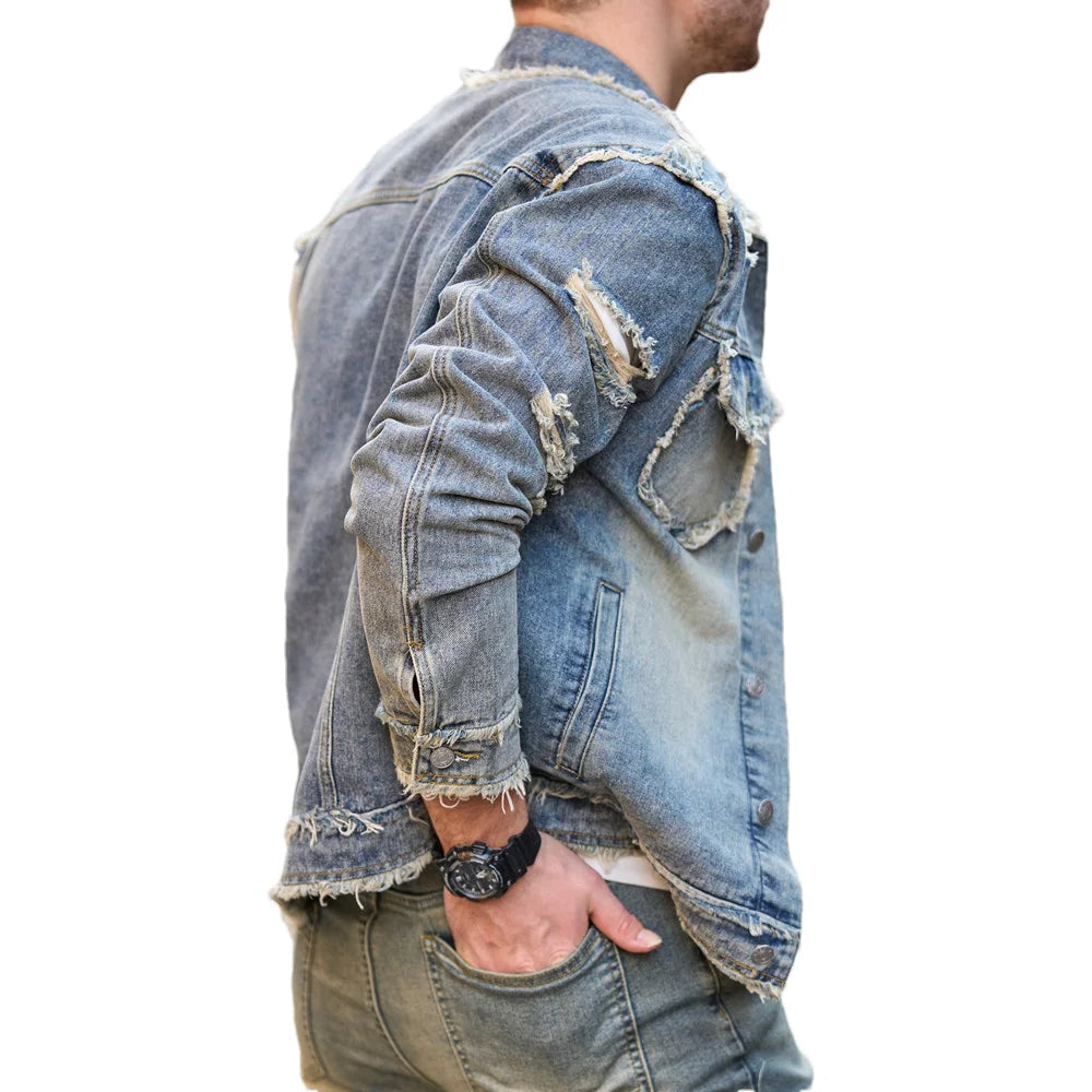 Vanguard Shredded Edge Denim Jacket