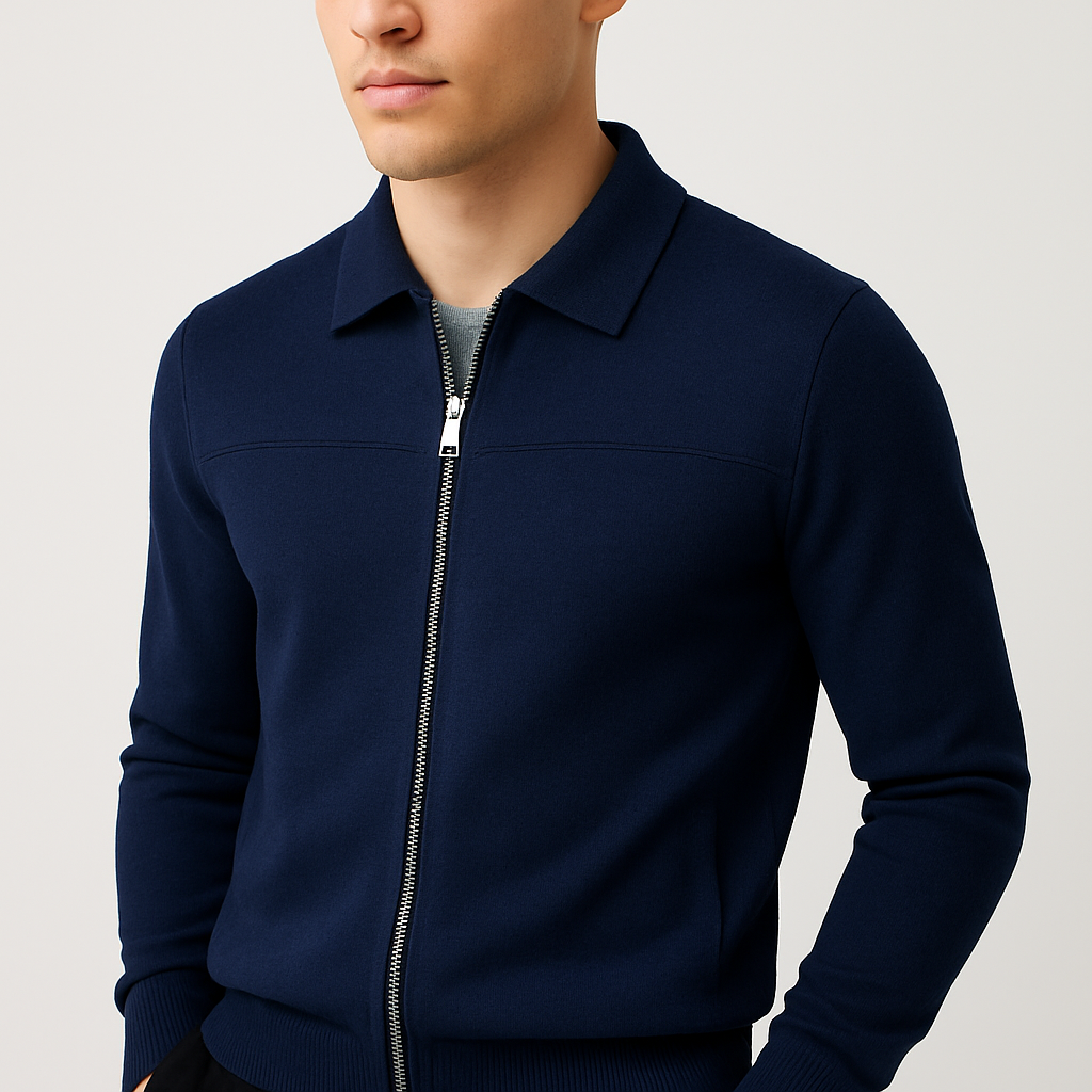 OUTLET  Langford Cotton Zip Bomber